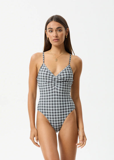 ASHER RECYCLED CHECK ONE PIECE