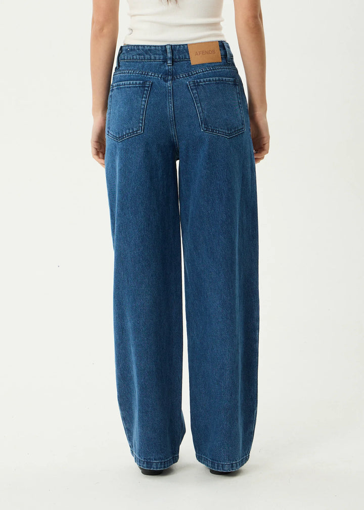BELLA DENIM WIDE LEG BAGGY JEANS