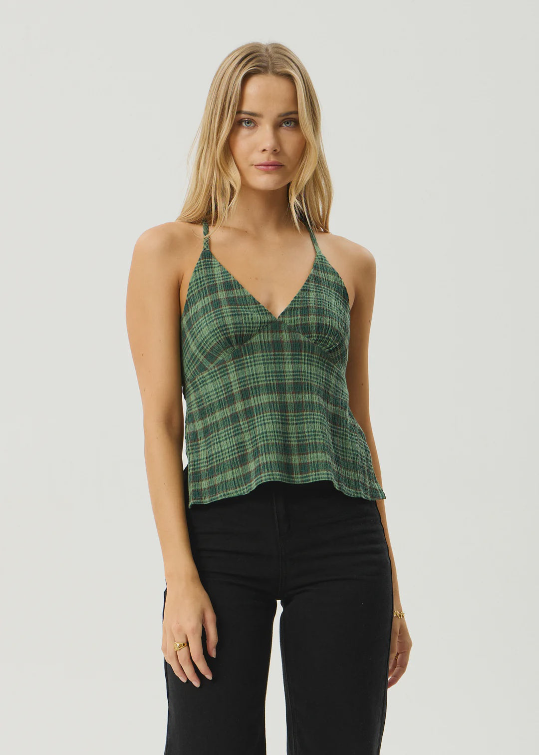 LONNIE STRAPPY HEMP SEERSUCKER