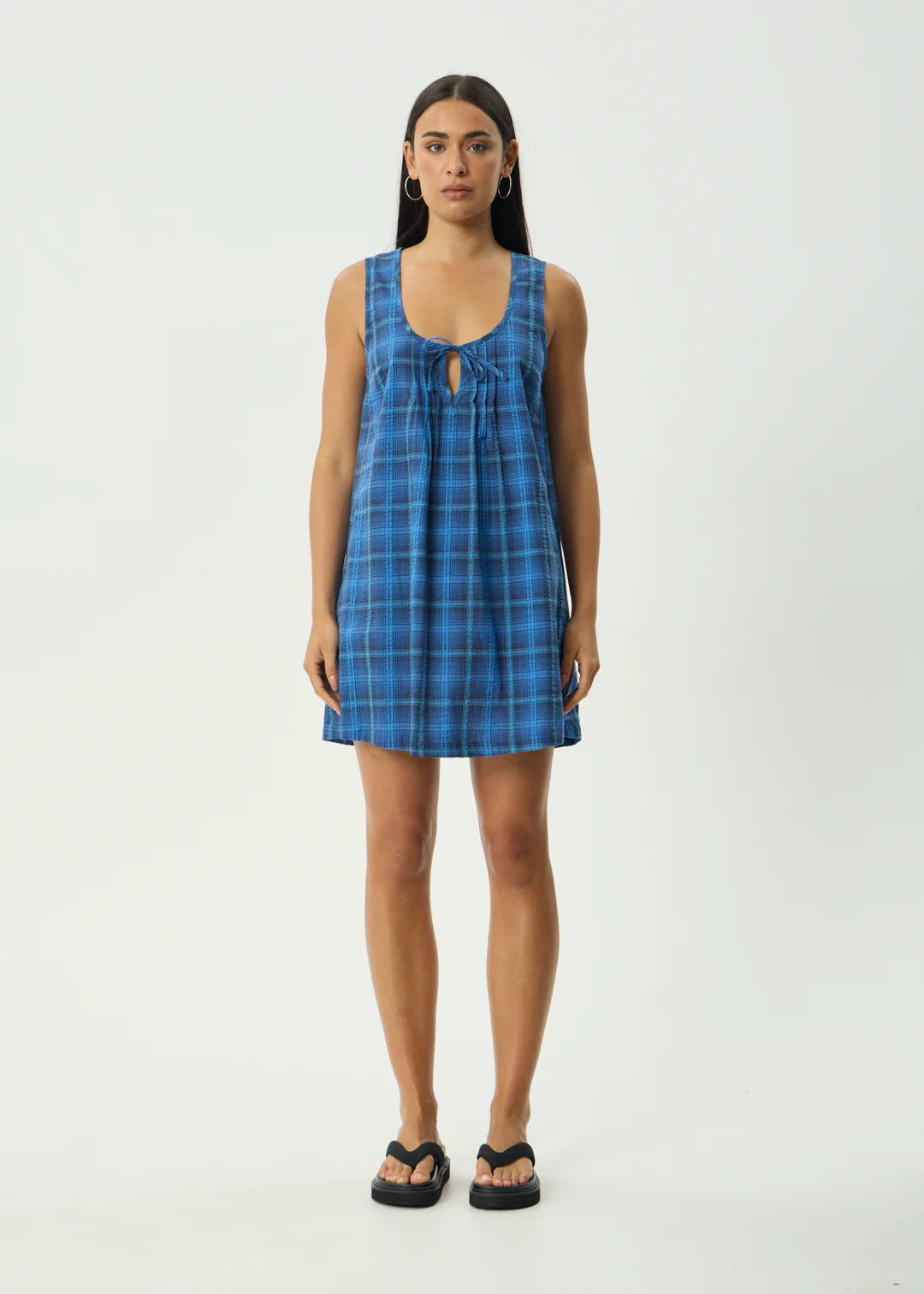 CAMDEN ORGANIC SEERSUCKER MINI DRESS