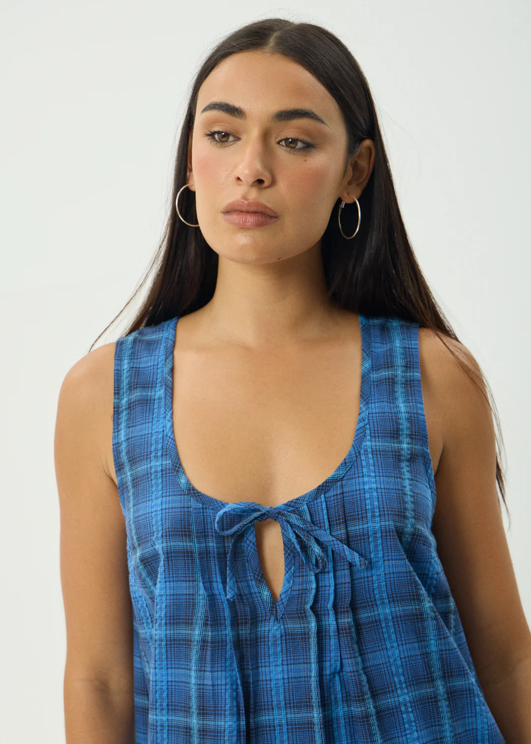 CAMDEN ORGANIC SEERSUCKER MINI DRESS