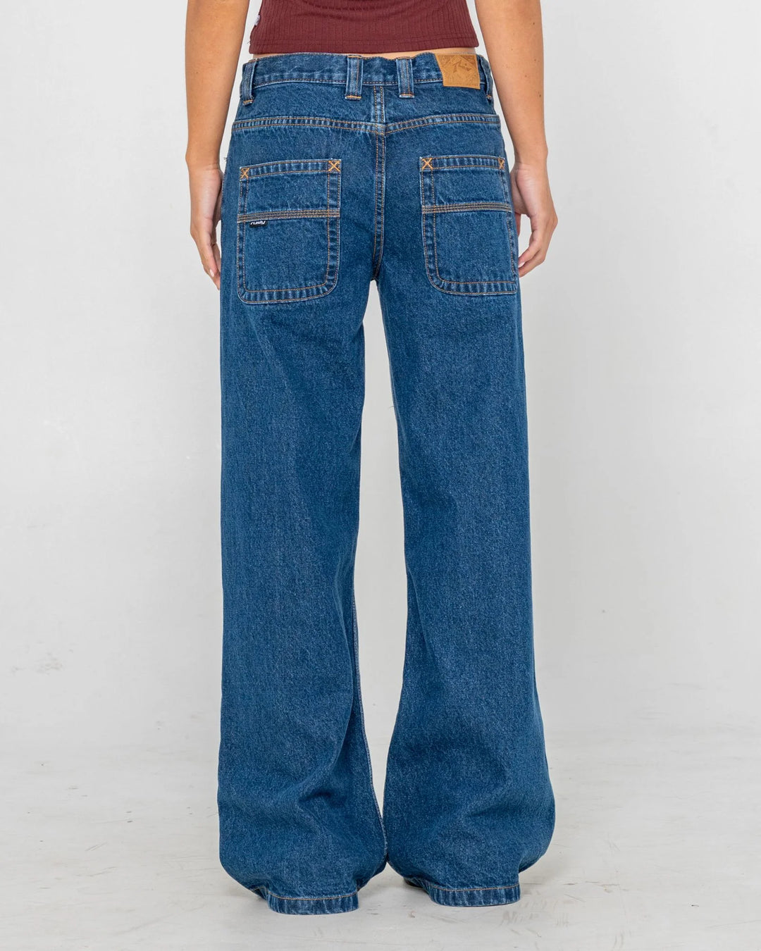 WENDY WIDE LOW RISE DENIM JEAN