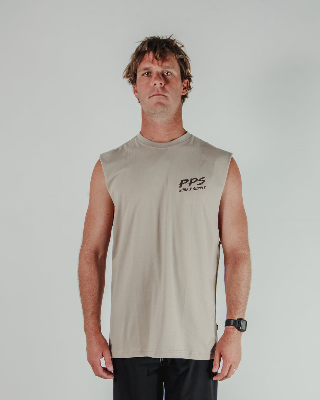 No Muscles Muscle Tee – PPS Surf X Supply