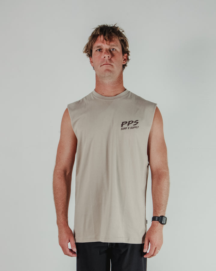 No Muscles Muscle Tee – PPS Surf X Supply