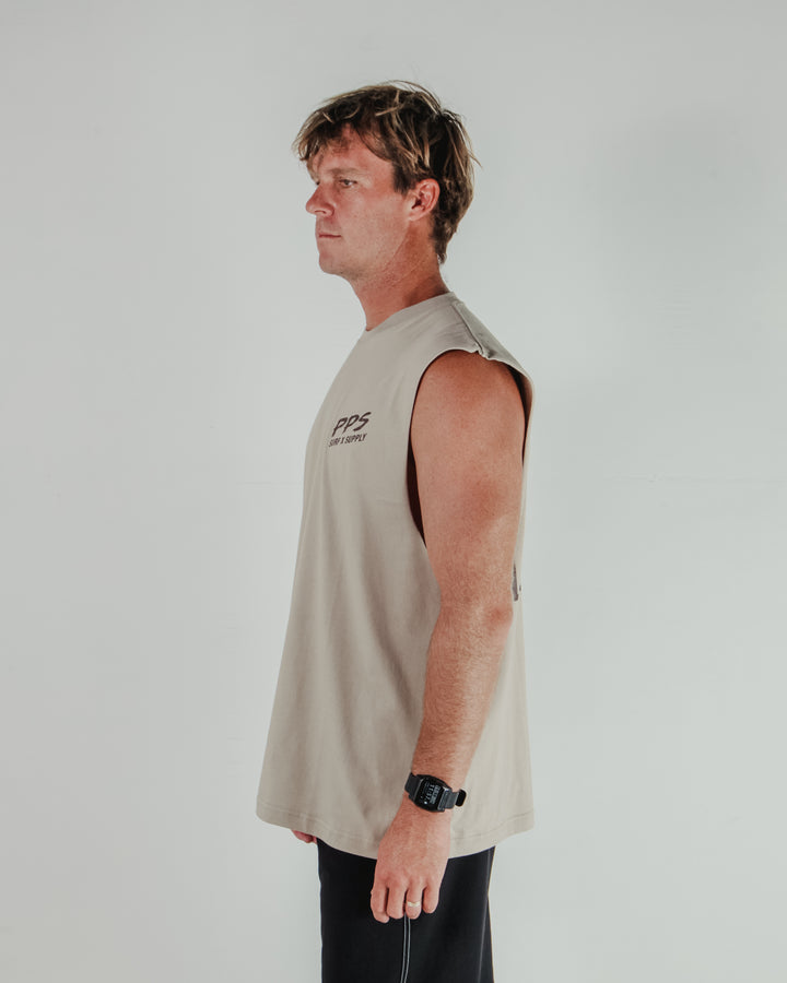 No Muscles Muscle Tee – PPS Surf X Supply