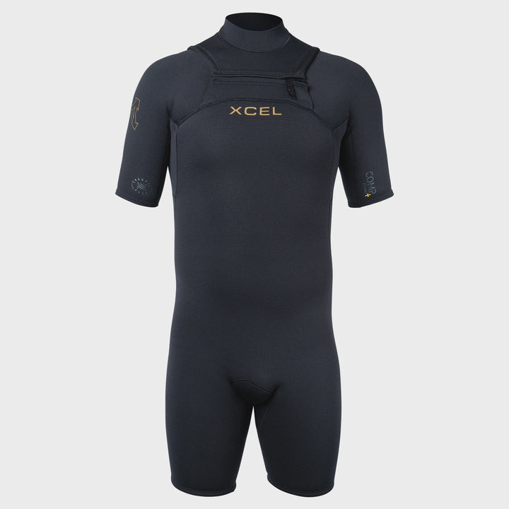 MENS COMP + SHORT SLEEVE SPRING SUIT 2MM