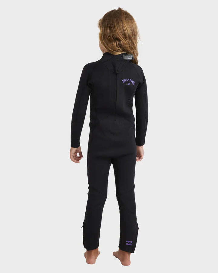 GIRLS BILLABONG 3/2 FOIL BZ STEAMER - BLACK