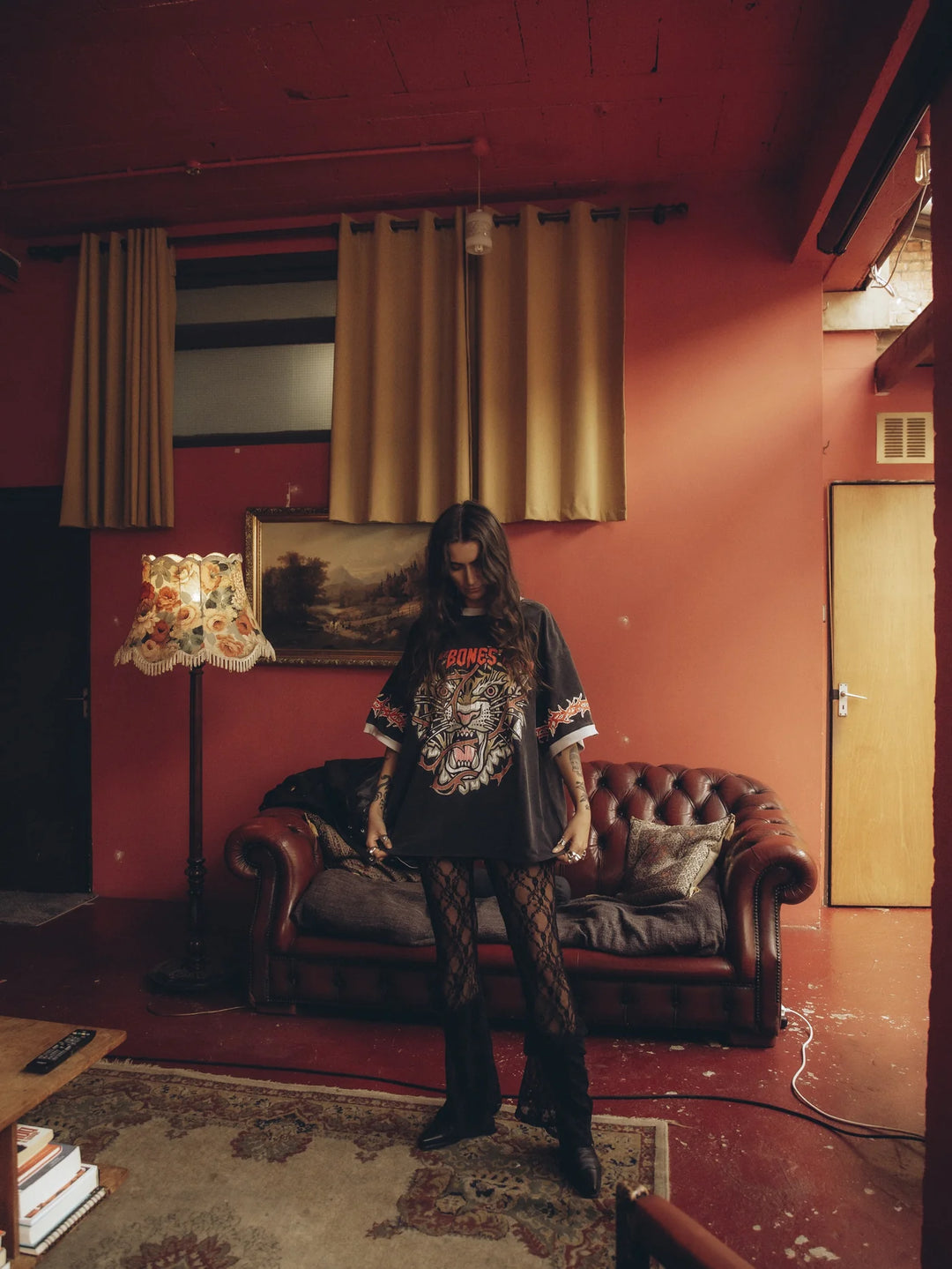 BARBED TIGER RINGER T-SHIRT