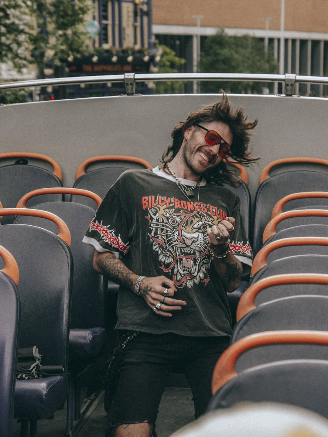 BARBED TIGER RINGER T-SHIRT