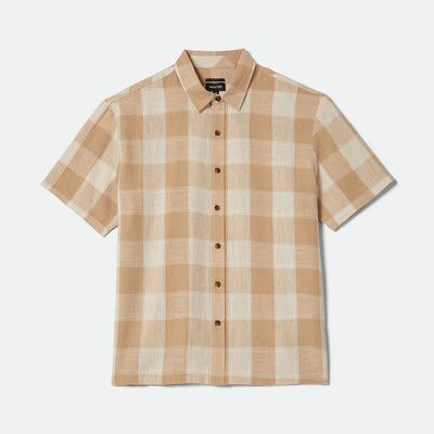 CRU LINEN BLEND S/S WOVEN SHIRT