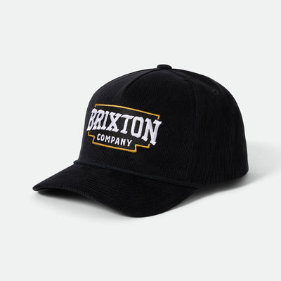 PIERSON C NP MP SNAPBACK - BLACK COURDAROY
