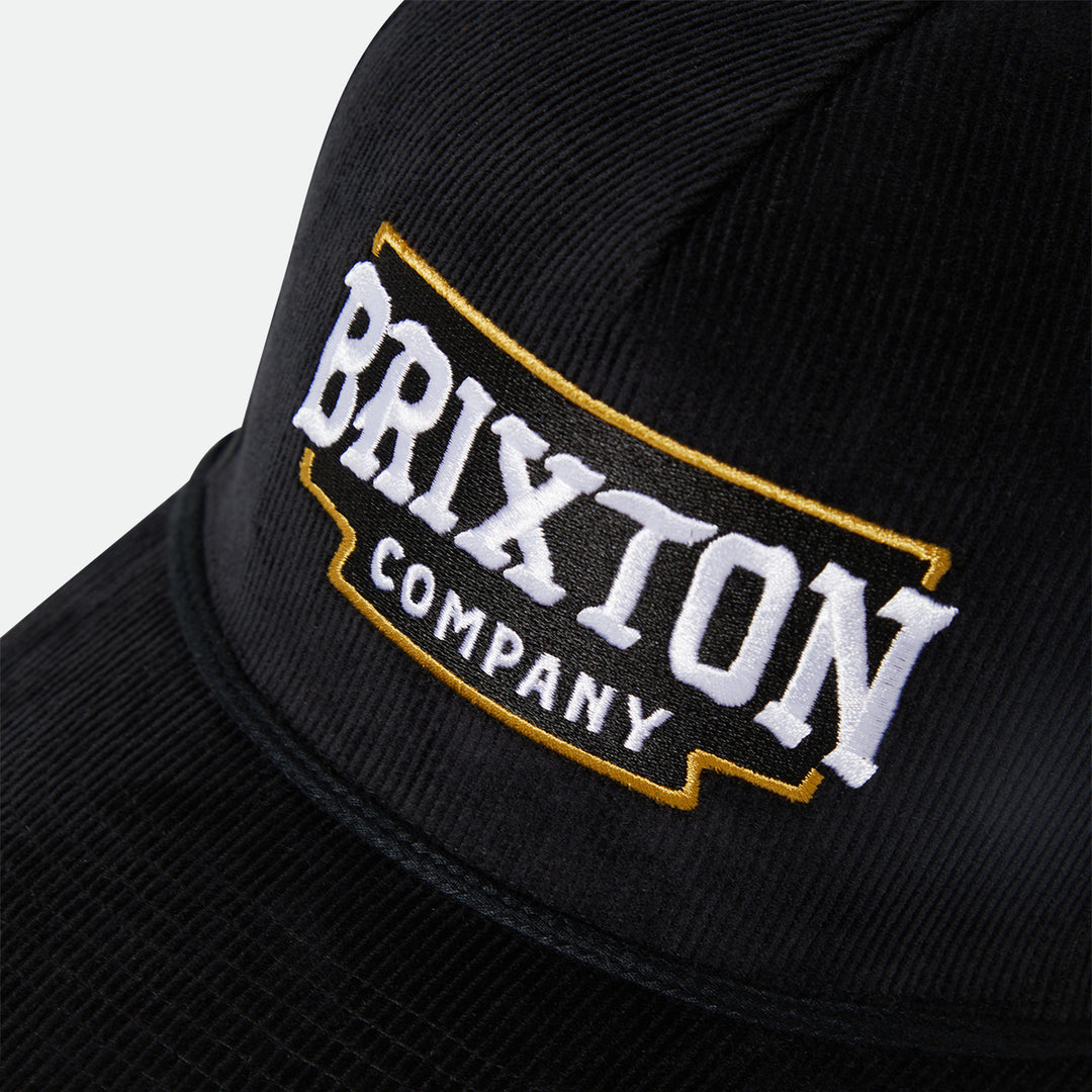 PIERSON C NP MP SNAPBACK - BLACK COURDAROY