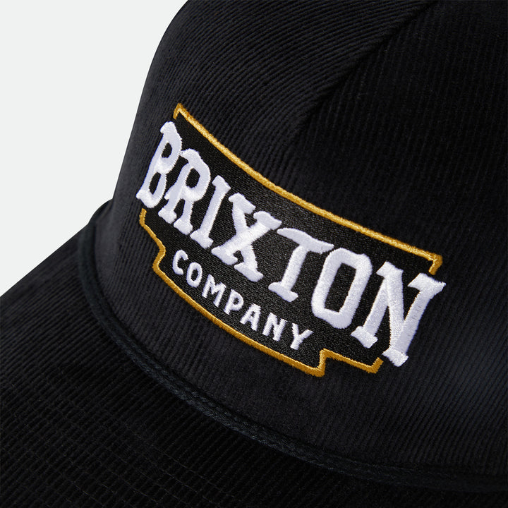 PIERSON C NP MP SNAPBACK - BLACK COURDAROY