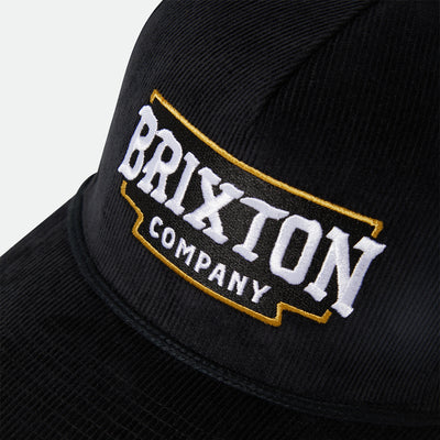PIERSON C NP MP SNAPBACK - BLACK COURDAROY