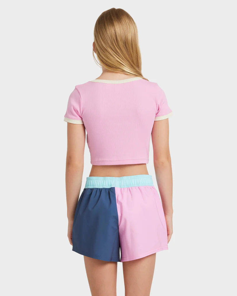 GIRLS ROXY HEY YEAH YEAH TEE
