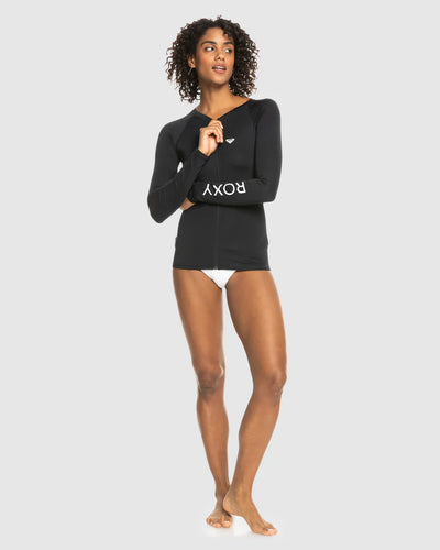 NEW ESSENTIALS LS ZIPPED LYCRA