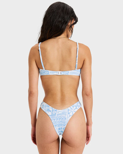 FLOWERS WAVE CHEEKY BIKINI BOTTOM