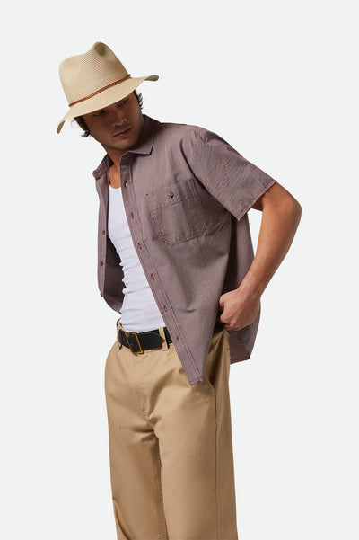 WESLEY STRAW PACKABLE FEDORA