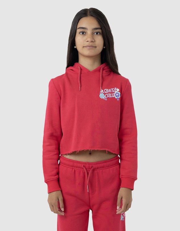 FREE SPIRIT FLORAL CHEST HOODIE