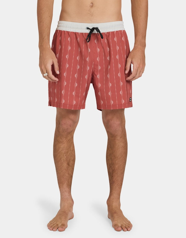 GOOD TIMES LAYBACK 16" BOARDSHORT  - RED