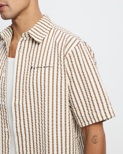 VIVIAN SEERSUCKER SS SHIRT