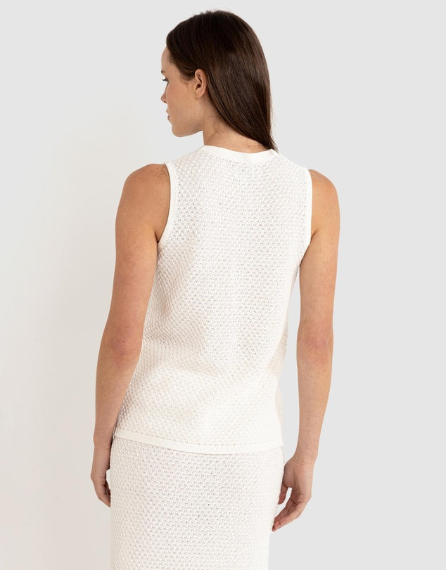 JOSIE LONGLINE KNIT VEST