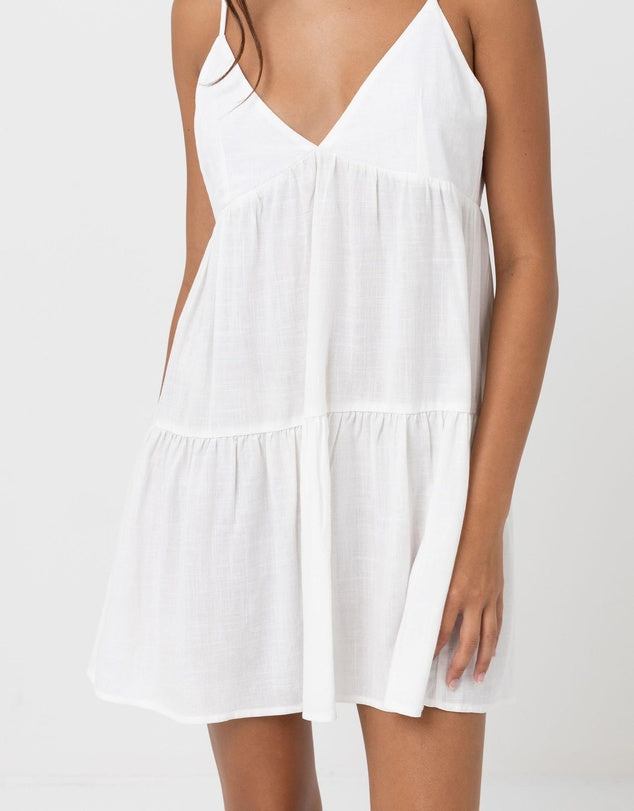 CLASSIC TIERED MINI DRESS