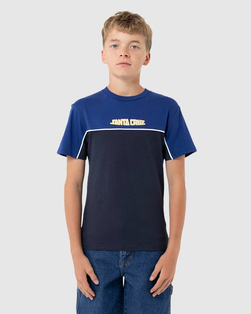 FISHEYE STRIP FRONT SHORT SLEEVE TEE