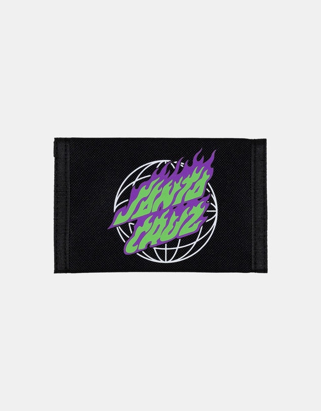 GLOBAL FLAME DOT VELCRO WALLET