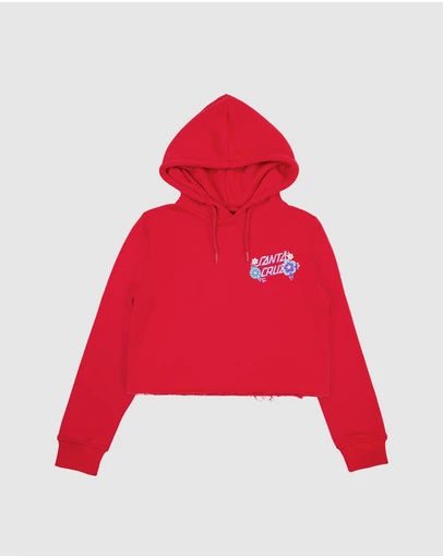 FREE SPIRIT FLORAL CHEST HOODIE
