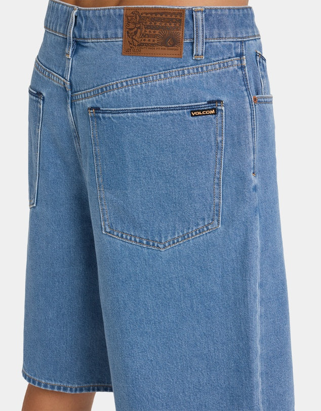 BILLOW DENIM SHORTS