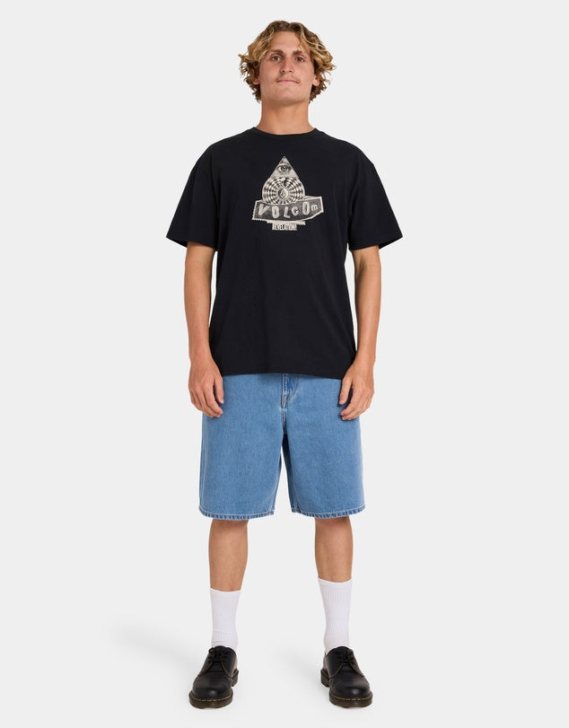 BILLOW DENIM SHORTS