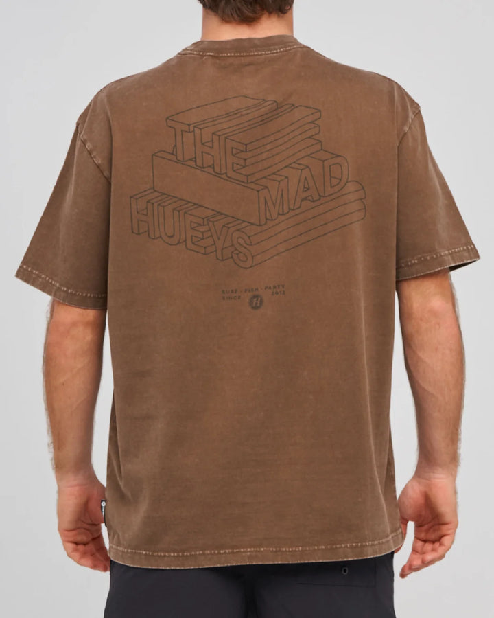 HUEYS LETTER OVERSIZED SS TEE