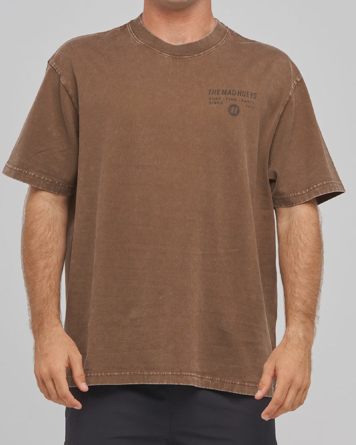 HUEYS LETTER OVERSIZED SS TEE