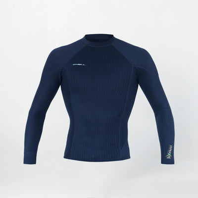 HYPER X L/S WETSUIT TOP - CARBON BLUE