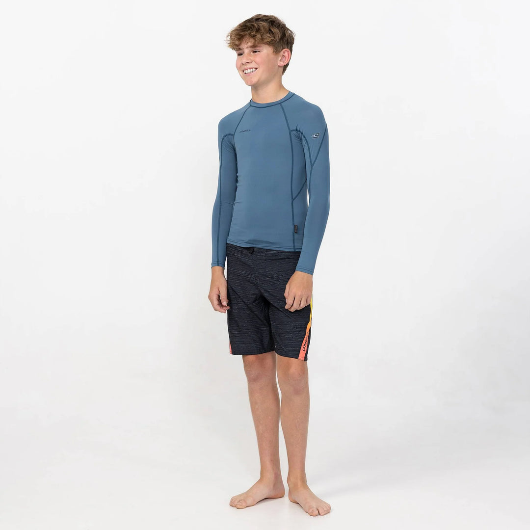 BOYS HYPERFREAK SKINS LONG SLEEVE RASH GUARD