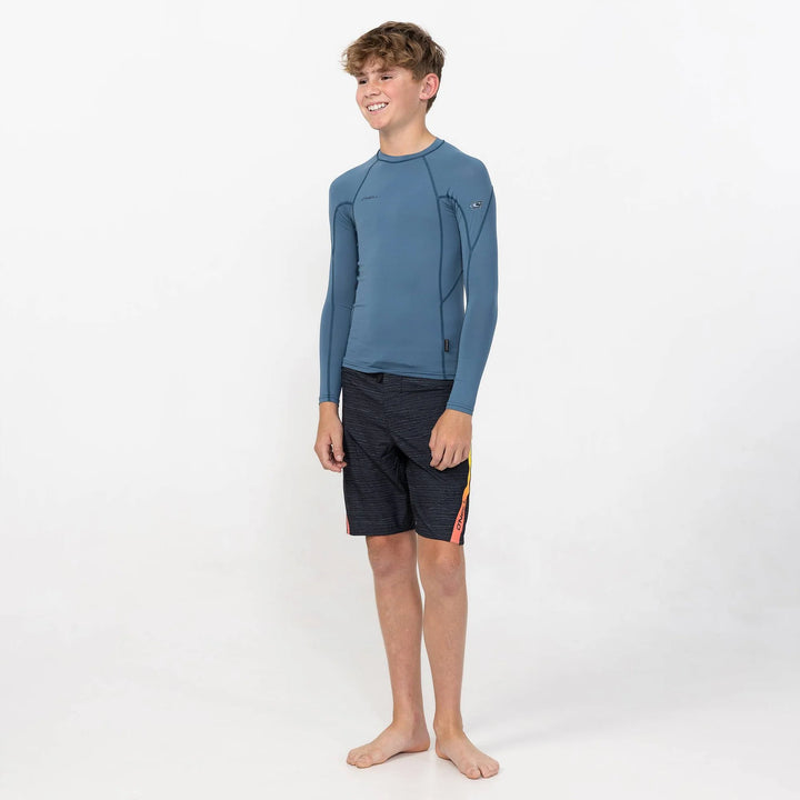 BOYS HYPERFREAK SKINS LONG SLEEVE RASH GUARD