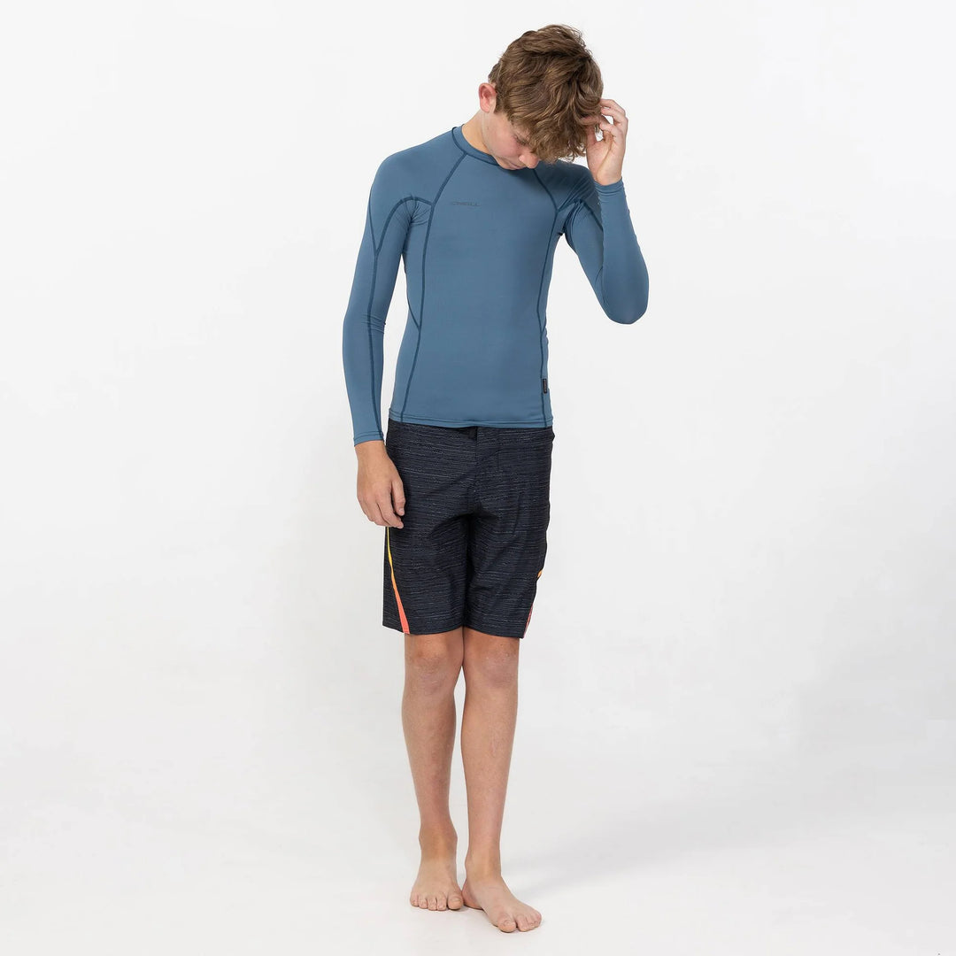 BOYS HYPERFREAK SKINS LONG SLEEVE RASH GUARD