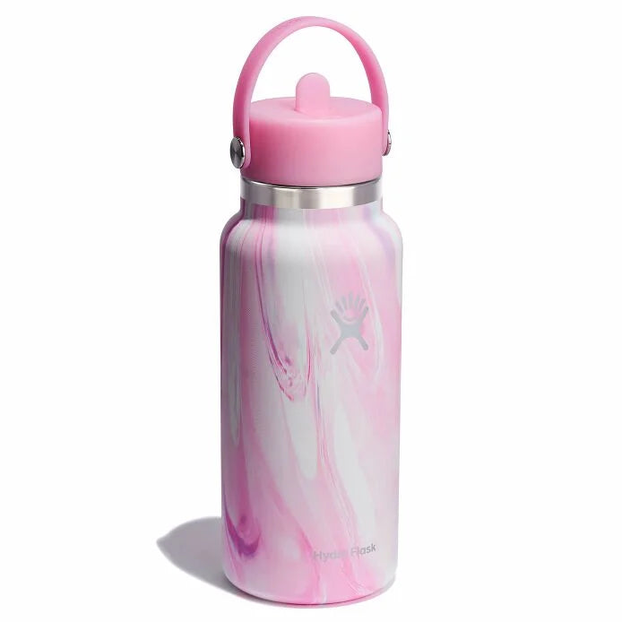 LIMITED EDITION JELLY 32 OZ WIDE MOUTH WITH FLEX STRAW CAP
