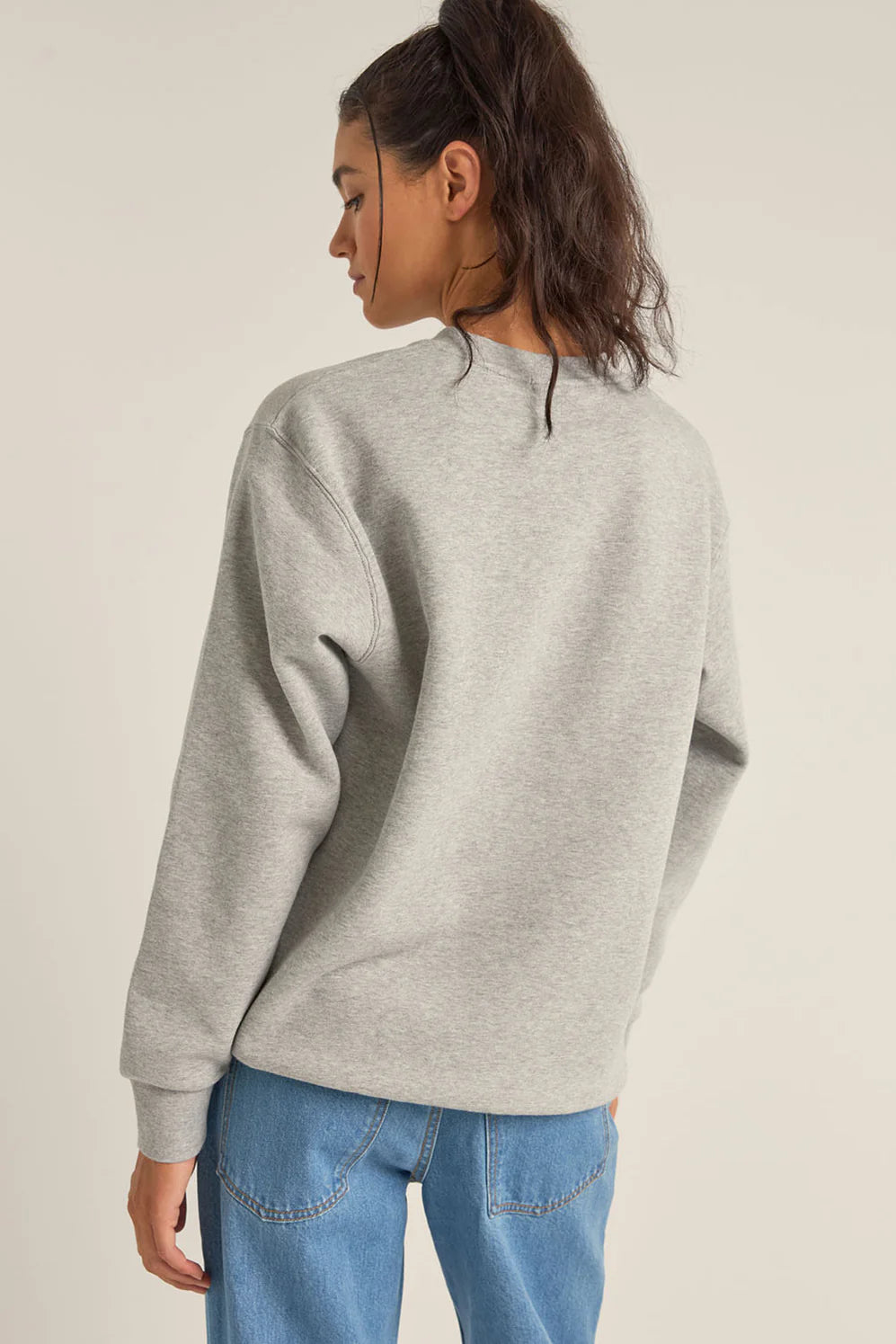 FLAGSHIP BOYFRIEND FLEECE CREW