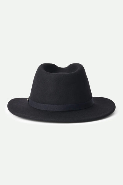 MESSER PACKABLE FEDORA - BLACK