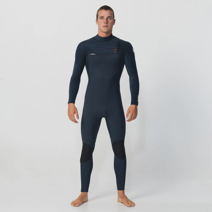 MENS ONEILL 4/3 HYPERFIRE CZ STEAMER - CARBON BLUE