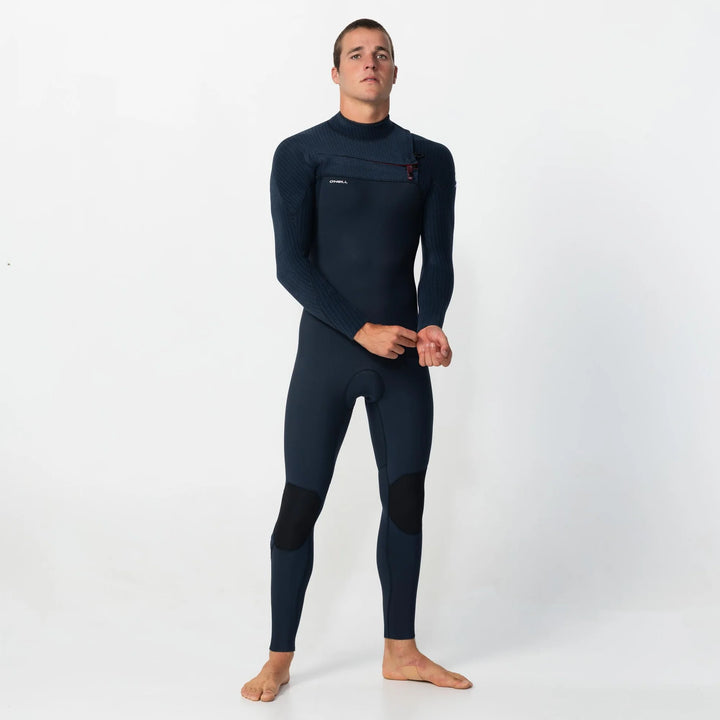 MENS ONEILL 4/3 HYPERFIRE CZ STEAMER - CARBON BLUE