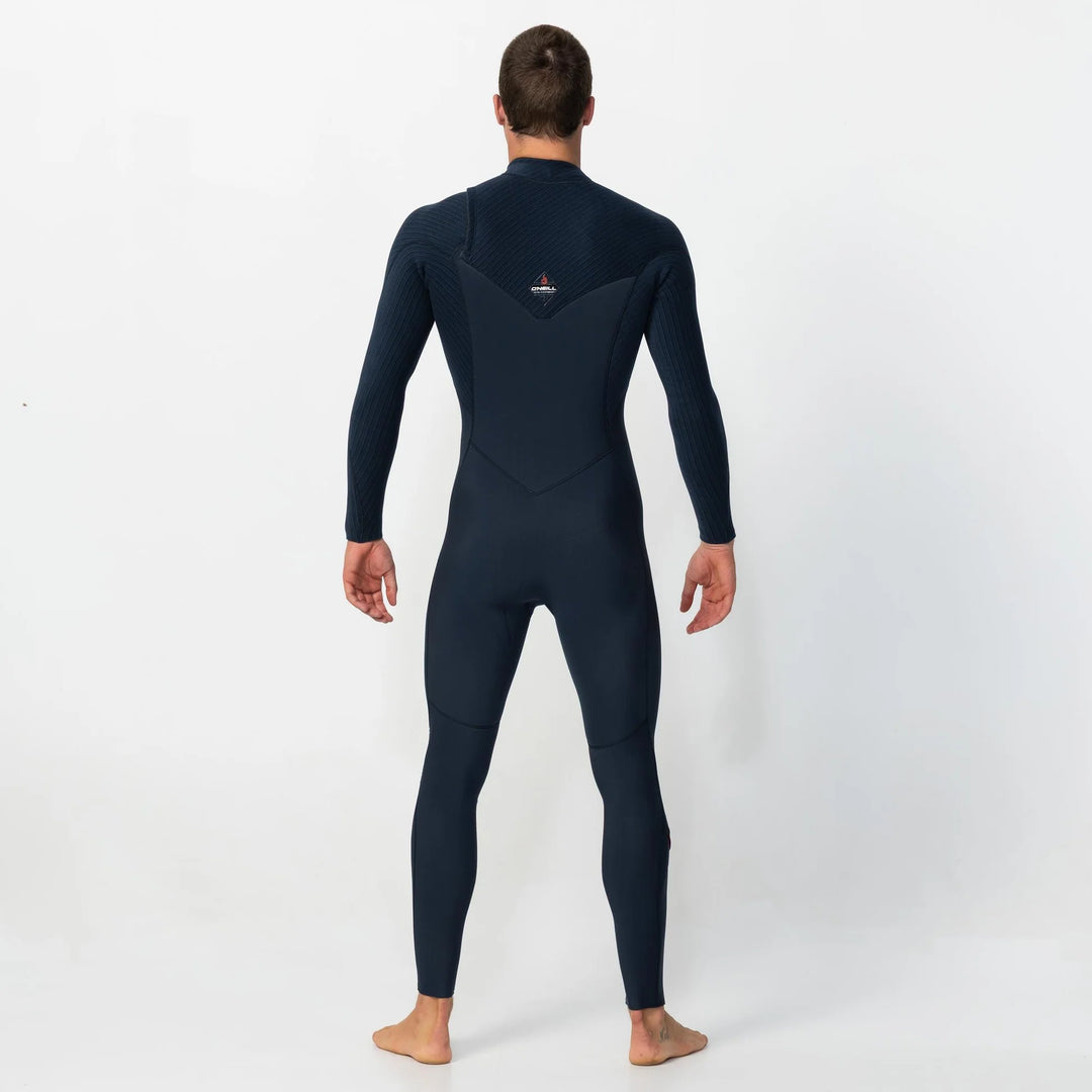 MENS ONEILL 4/3 HYPERFIRE CZ STEAMER - CARBON BLUE