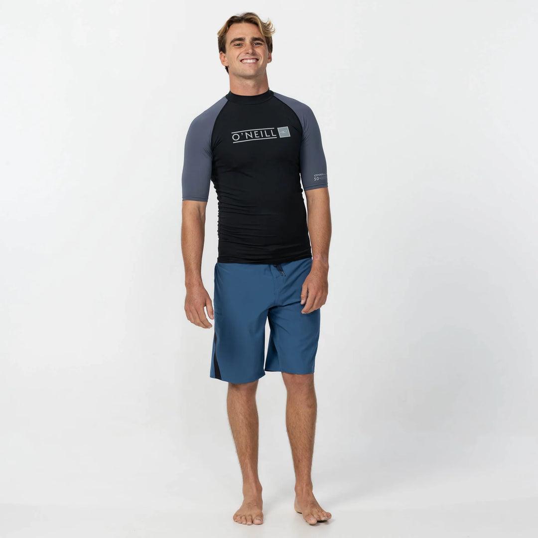 REACTOR BLOCK UV SHORT SLEEVE RASH VEST