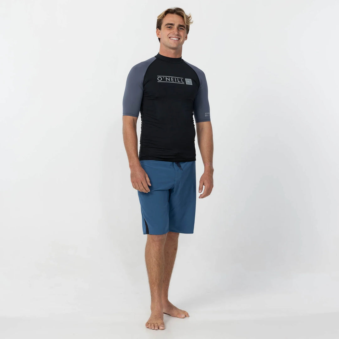 REACTOR BLOCK UV SHORT SLEEVE RASH VEST