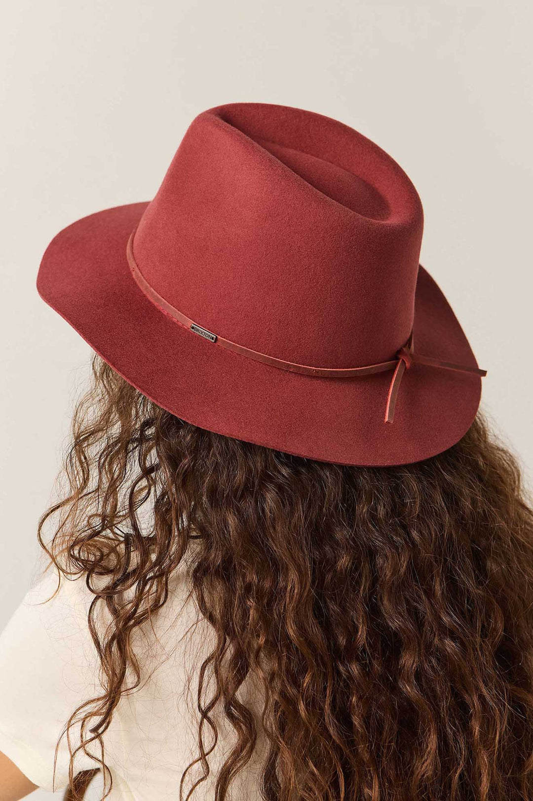 WESLEY FEDORA - DARK BRICK