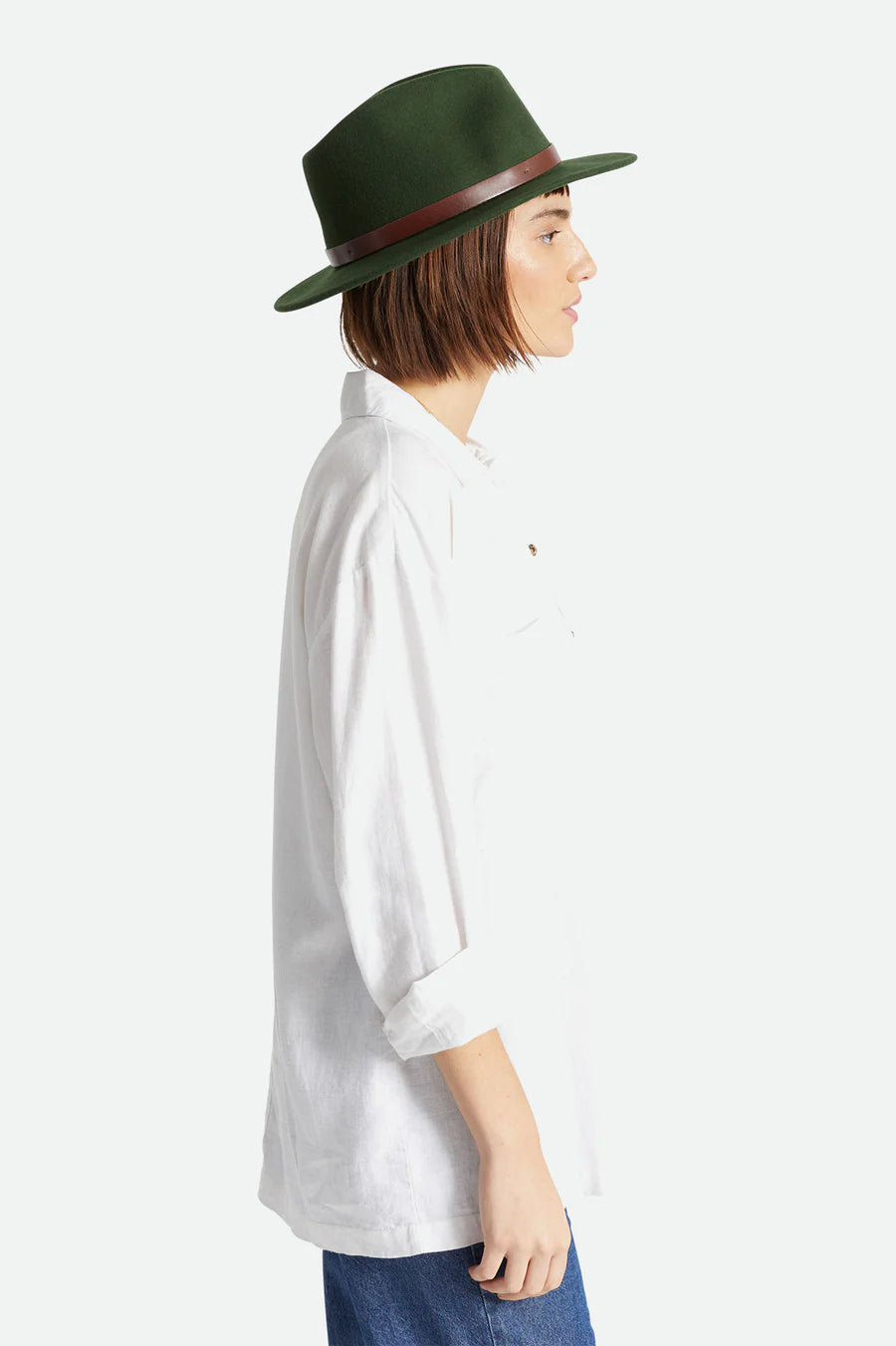 MESSER PACKABLE FEDORA - MOSS