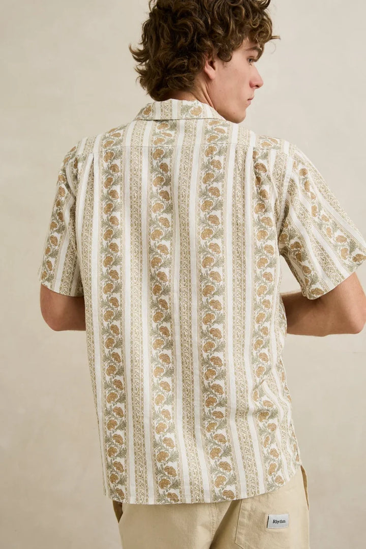 PAISLEY STRIPE SS SHIRT
