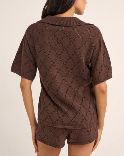 ISLAND COLLARD KNIT SHIRT